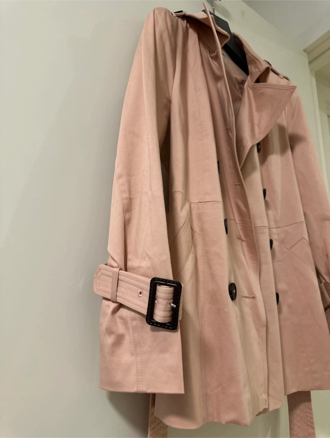 Ma.Tsu.Mi Pink Trench Coat - XL (size run small) - photo 3