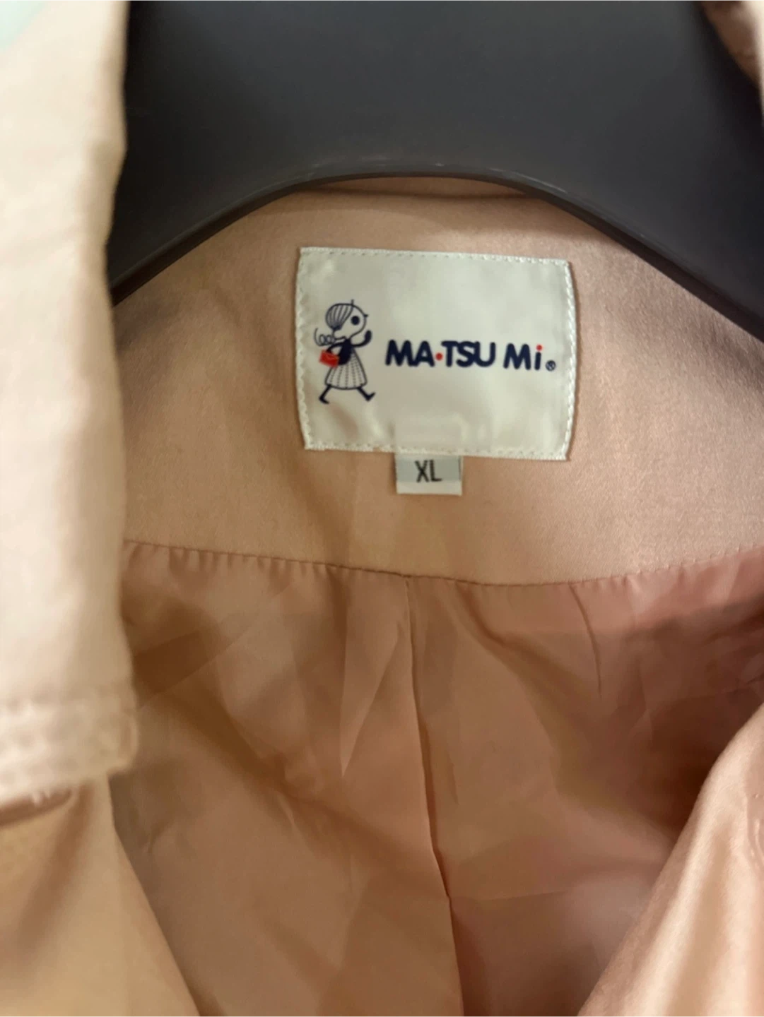 Ma.Tsu.Mi Pink Trench Coat - XL (size run small) - photo 4