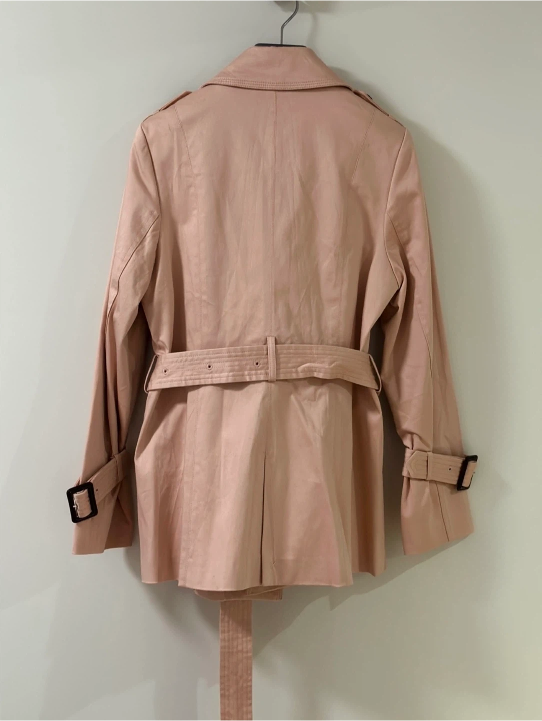 Ma.Tsu.Mi Pink Trench Coat - XL (size run small) - photo 2