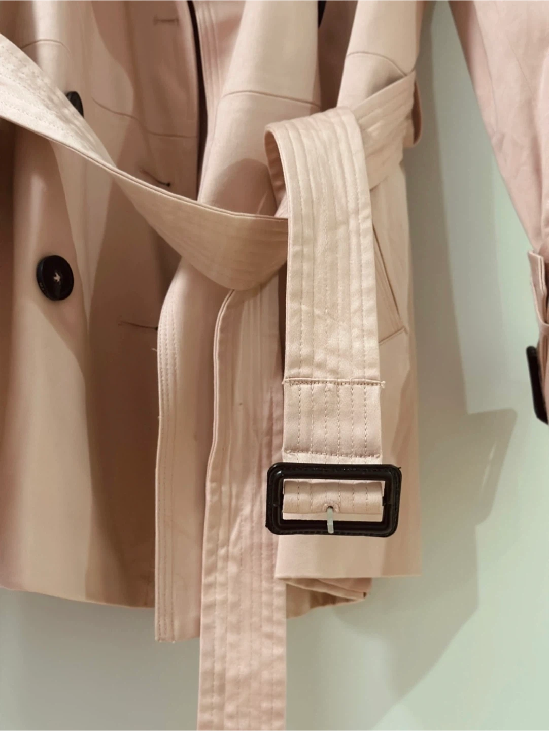 Ma.Tsu.Mi Pink Trench Coat - XL (size run small) - photo 5