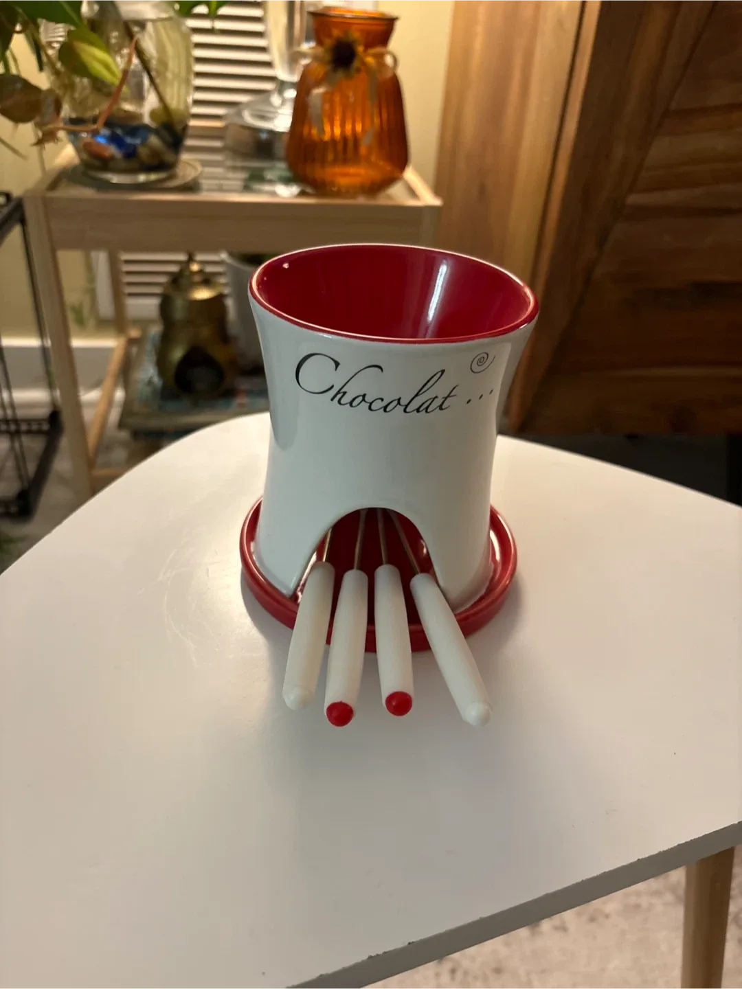 #Cleanout  New Chocolate Fondue Set