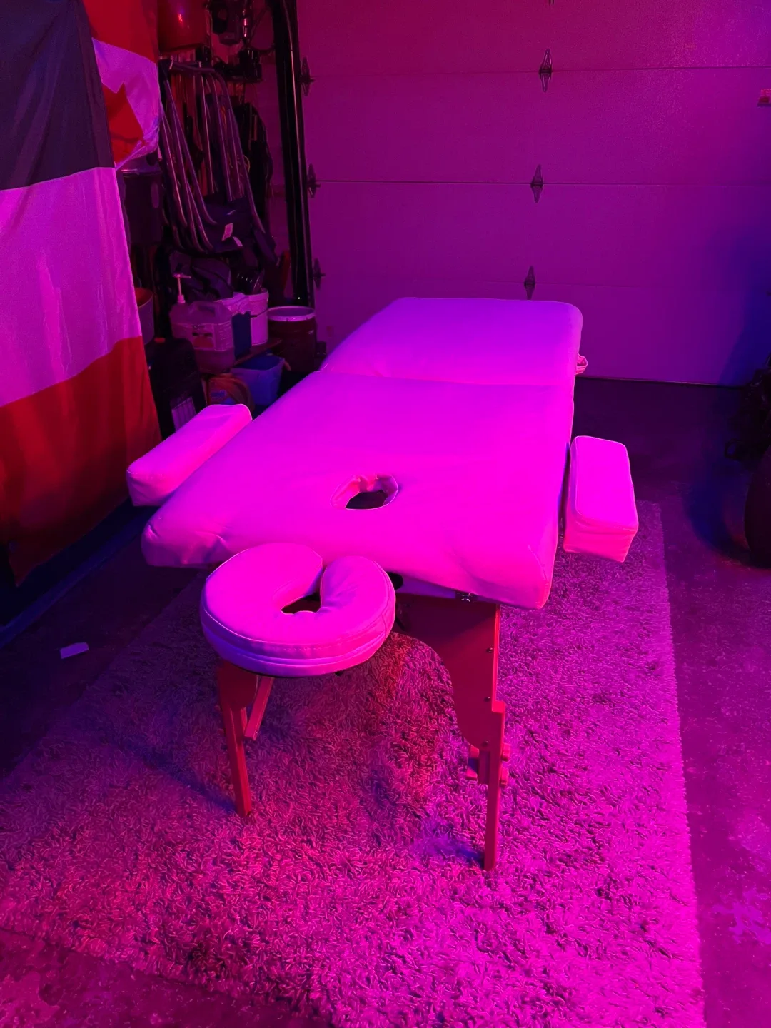 Massage Table green life