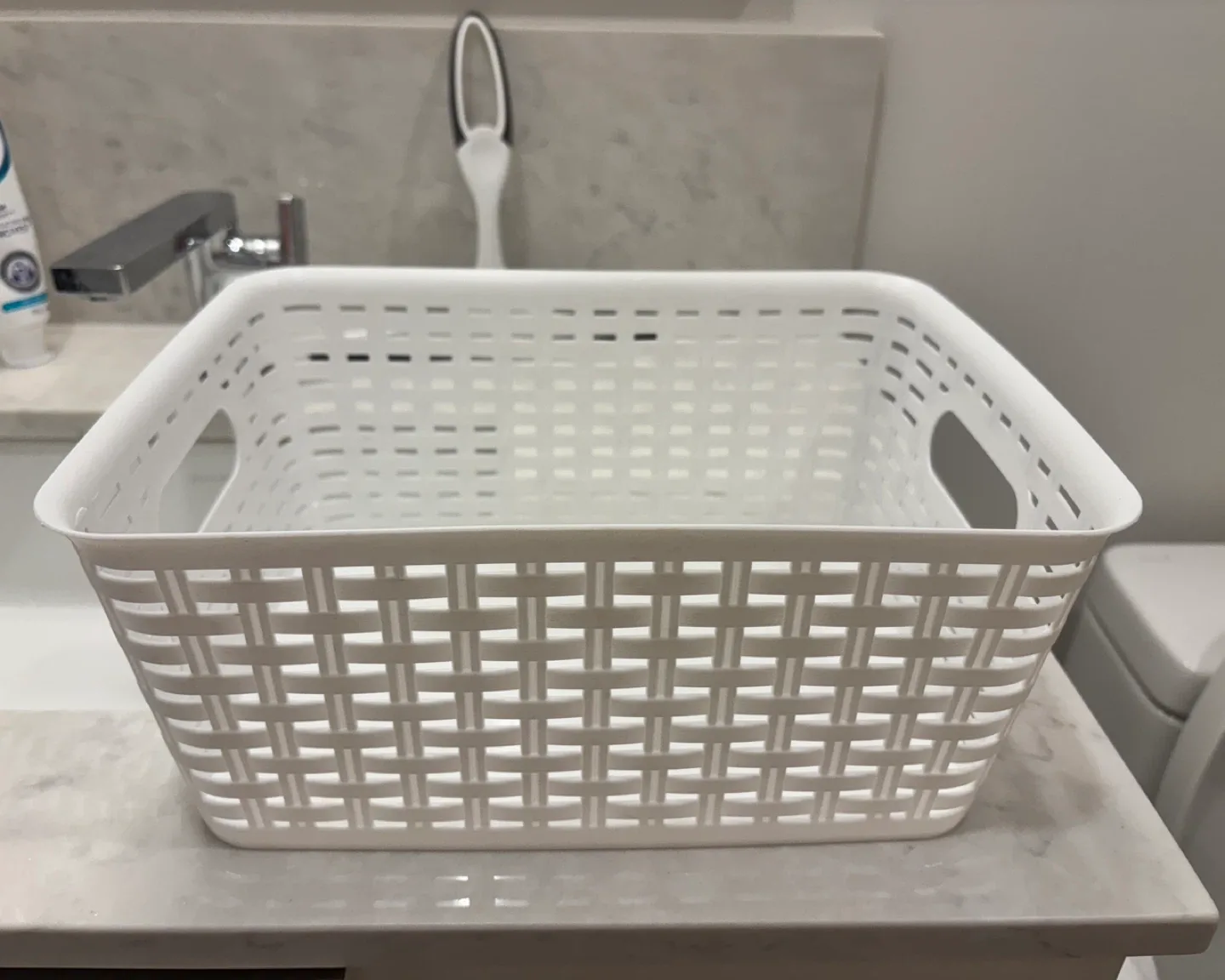 White Storage Basket