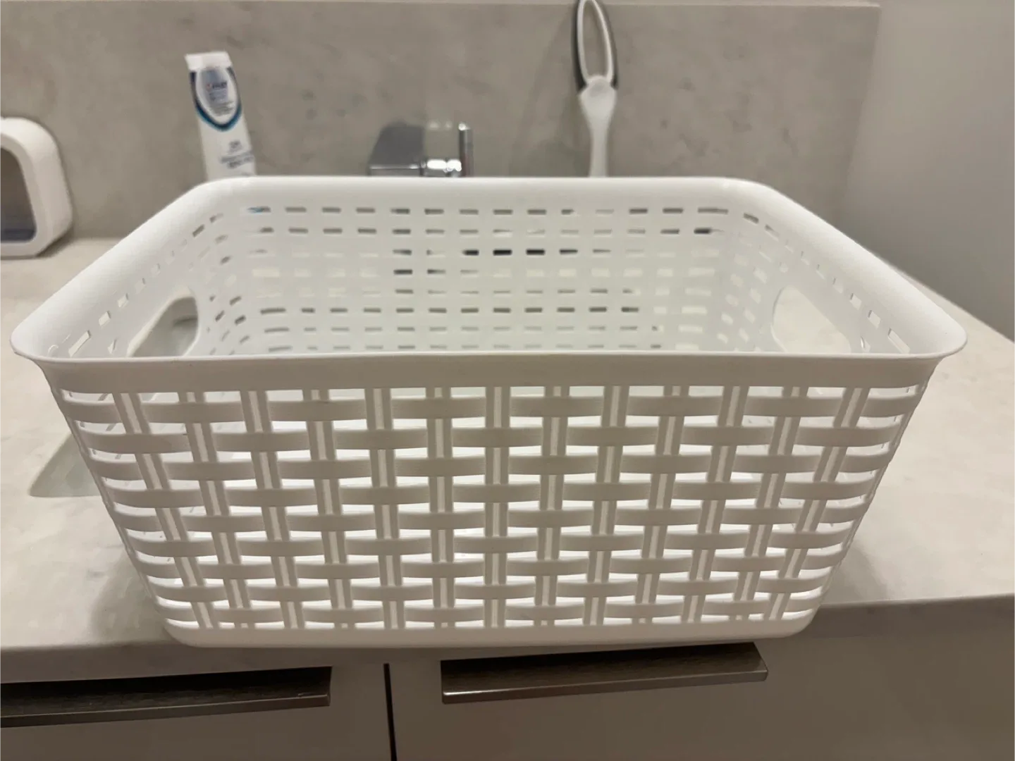 White Storage Basket image indicator(3)