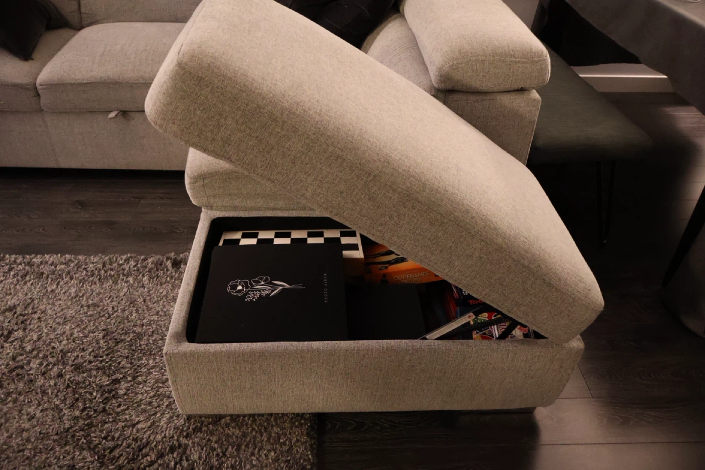 Pamina Sectional Sofa : Pull Out Bed & Storage - photo 5