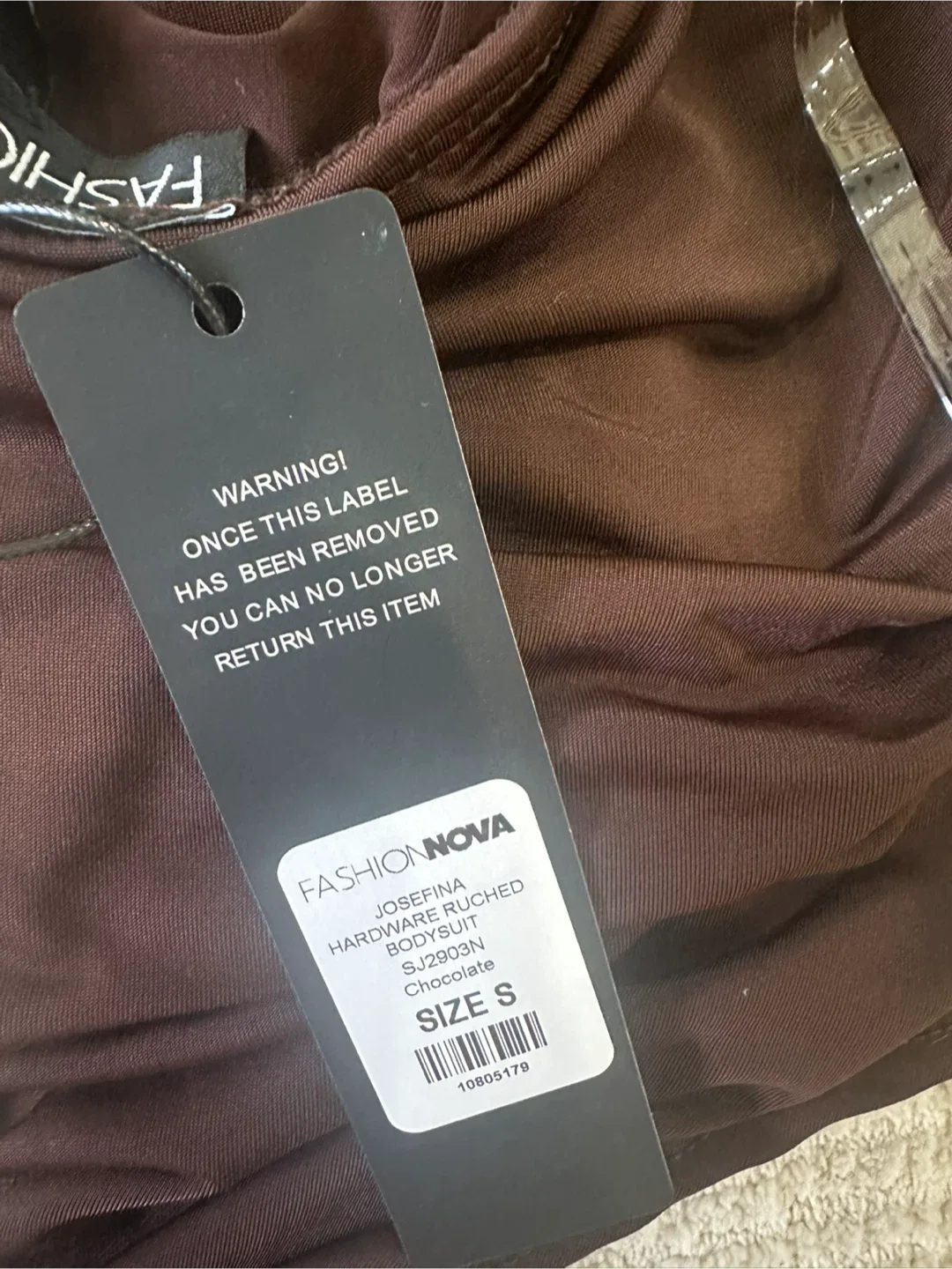 New Fashion Nova Josefina Bodysuit - Size S image indicator(4)