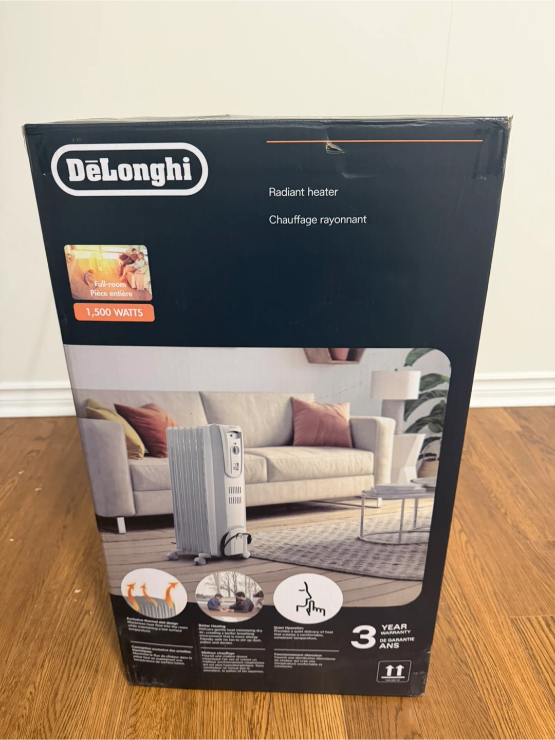 DeLonghi Radiant Heater - 1500 Watts - photo 2