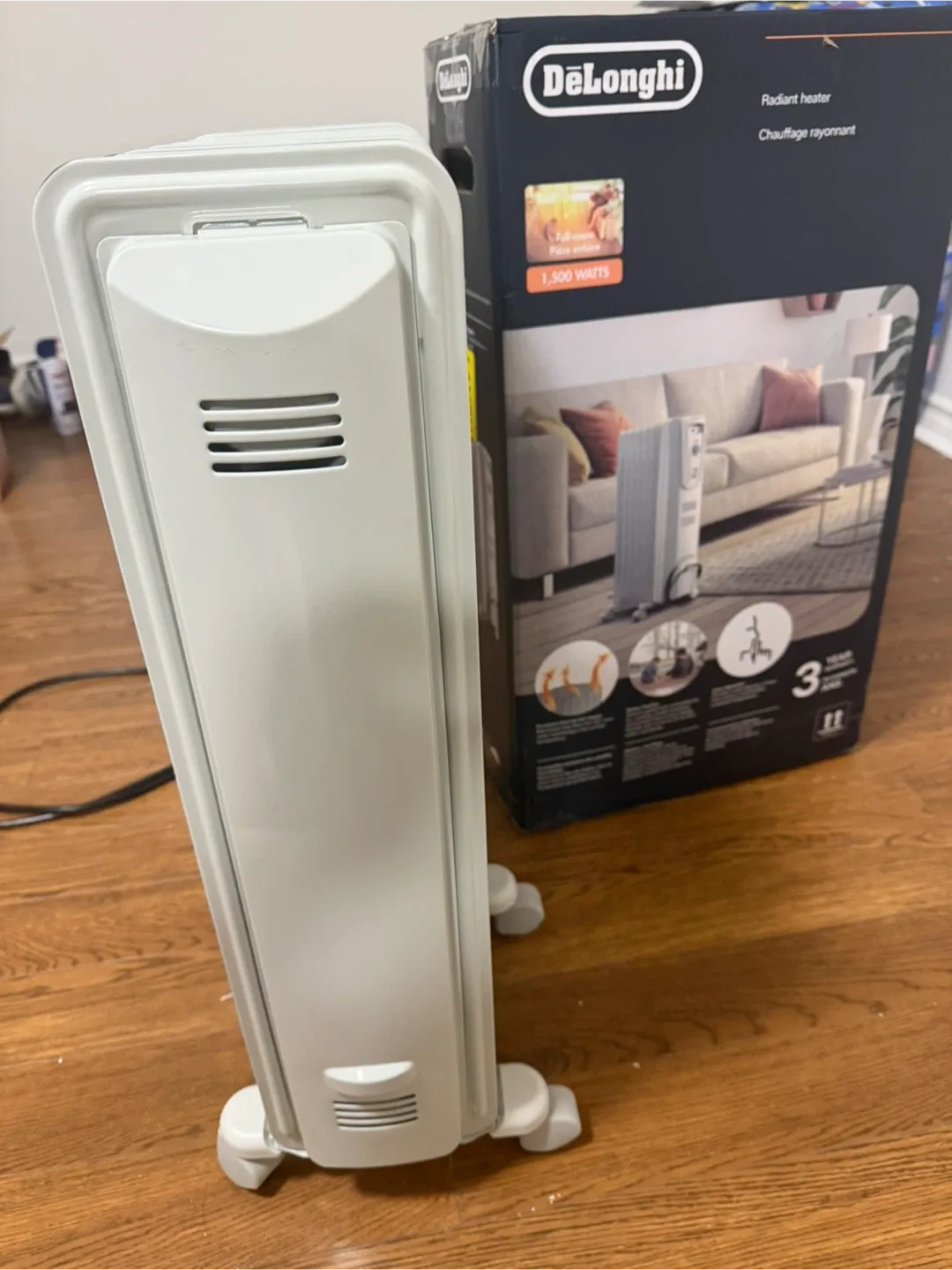 DeLonghi Radiant Heater - 1500 Watts image indicator(7)