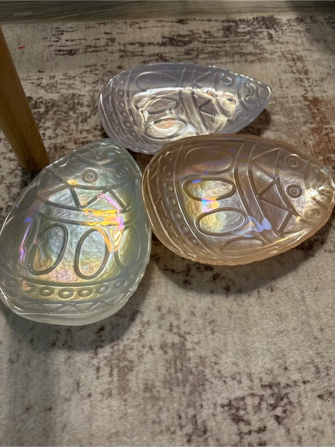 #cleanout Decorative Egg-Shaped Glass Dishes image indicator(3)