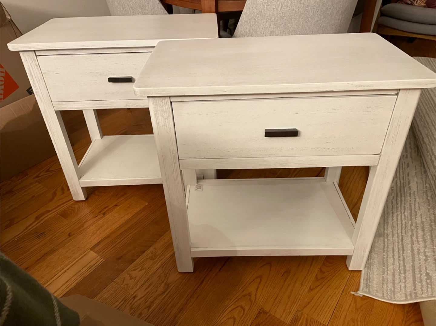 Pair of Wood Nightstands
