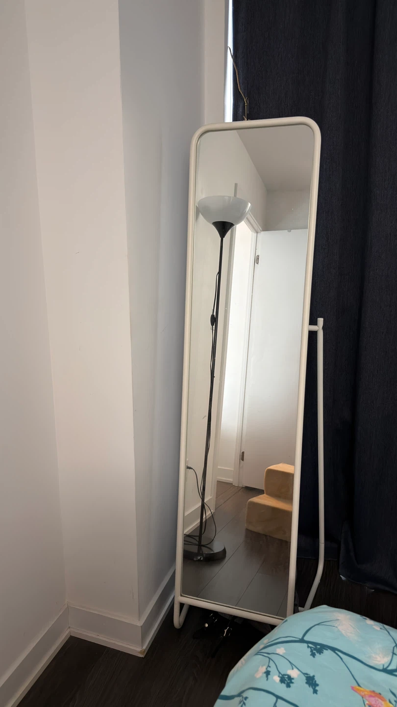 IKEA KNAPPER Standing Mirror - White