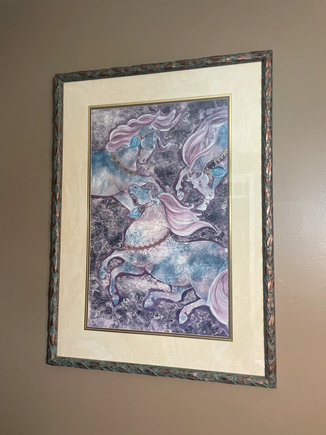 Framed Horse Art - photo 3