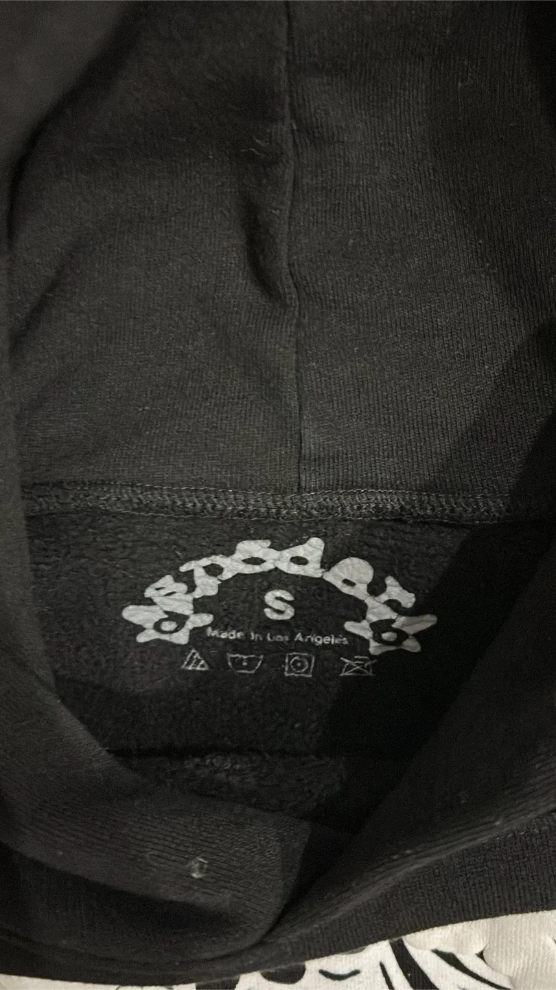 Sp5der Black Hoodie - Size S image indicator(3)