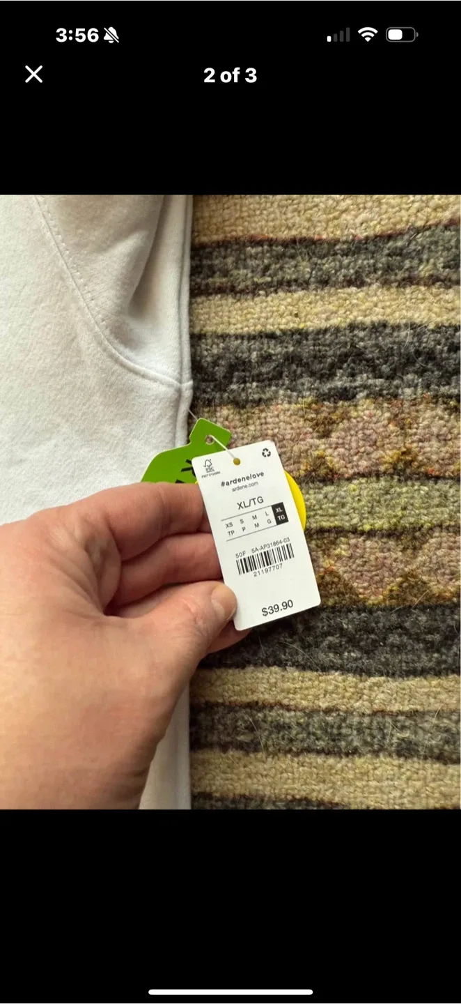 Ardene Love White Hoodie - XLTG image indicator(2)