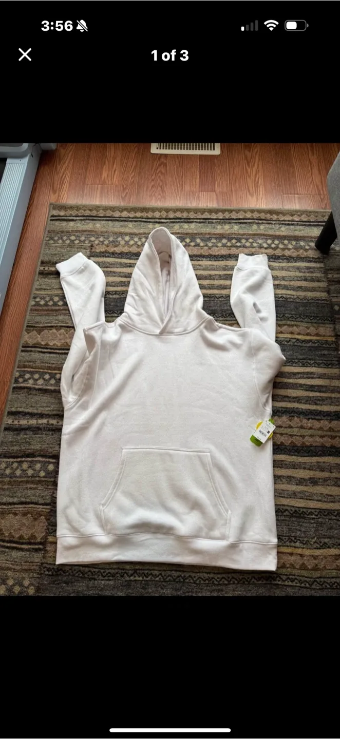 Ardene Love White Hoodie - XLTG