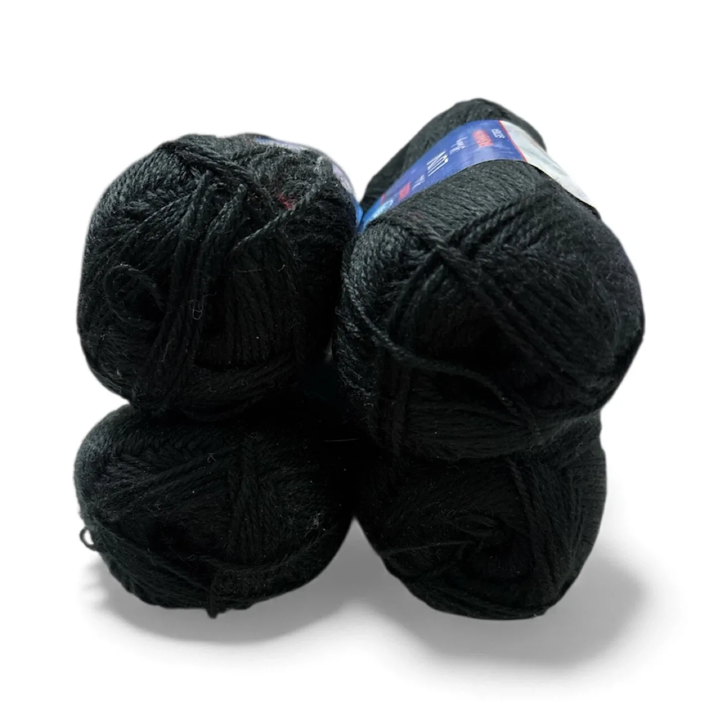 4 skeins Baby LUV Fashion Georgia Yarn - Black image indicator(3)
