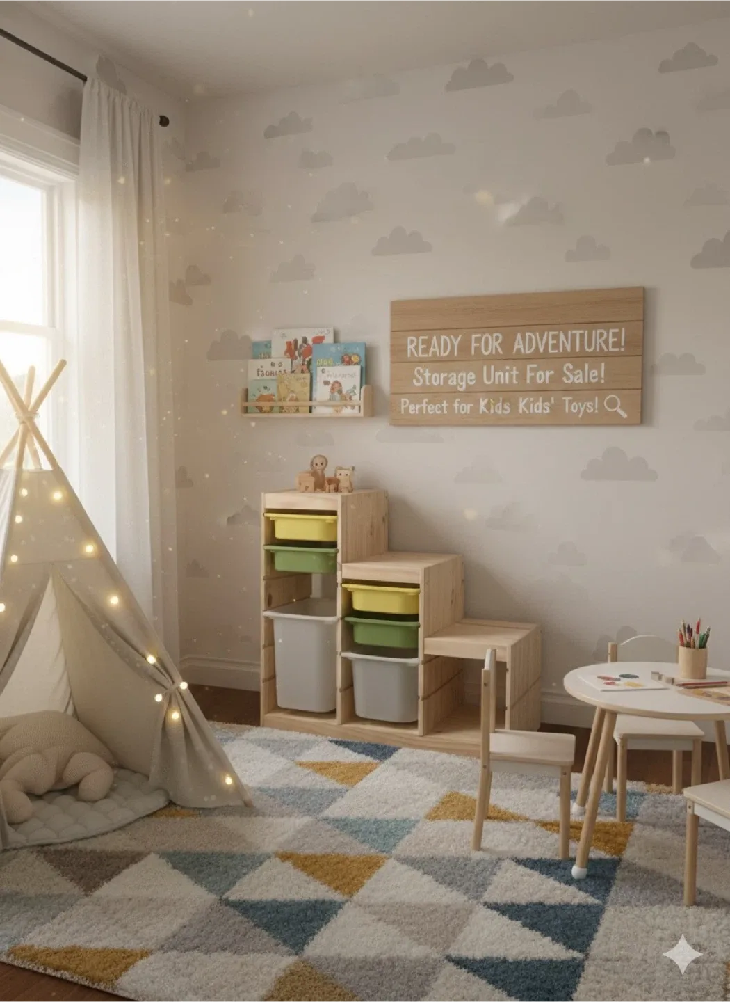 Kids' Toy Storage Unit - Great Condition!