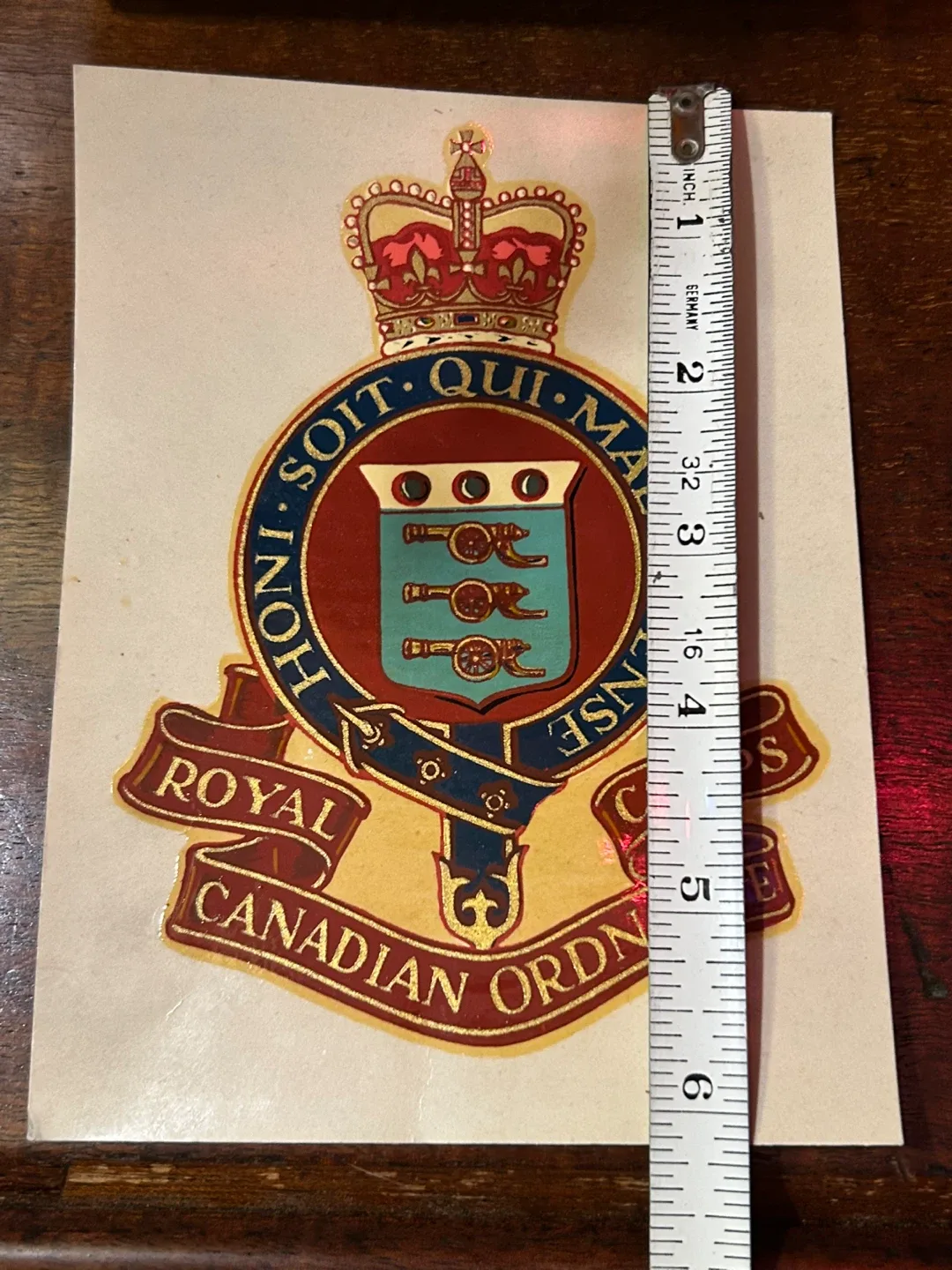 Royal Canadian Ordnance Corps (RCOC) decal Canada military image indicator(6)