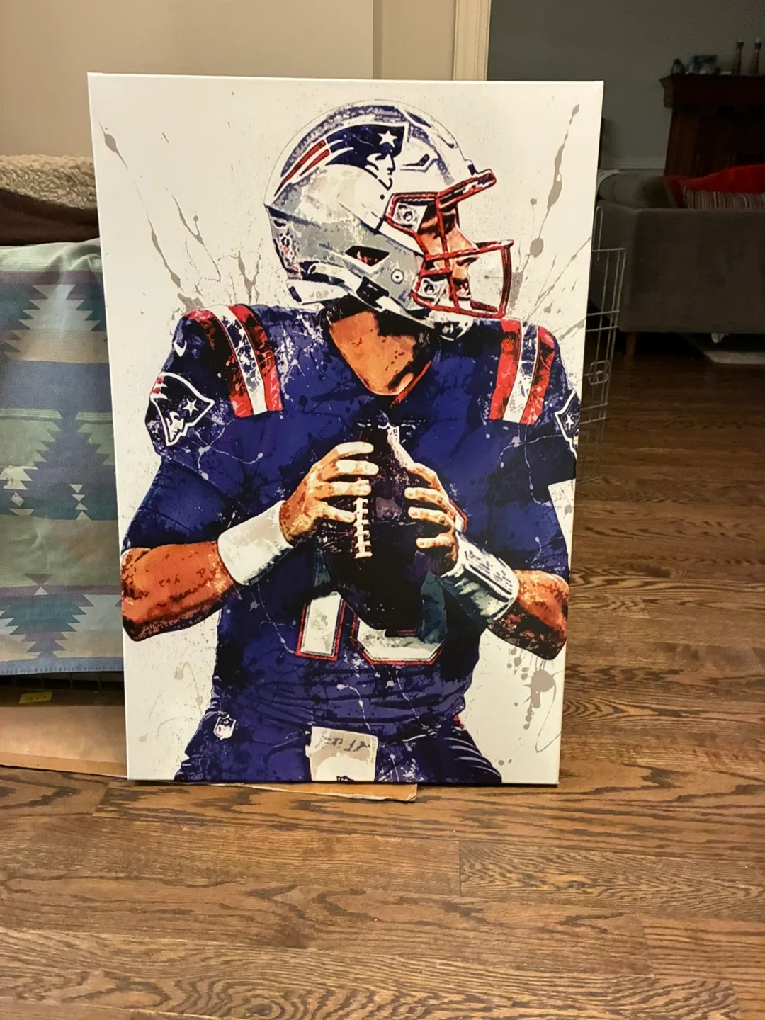 New England Patriots Player Canvas Art