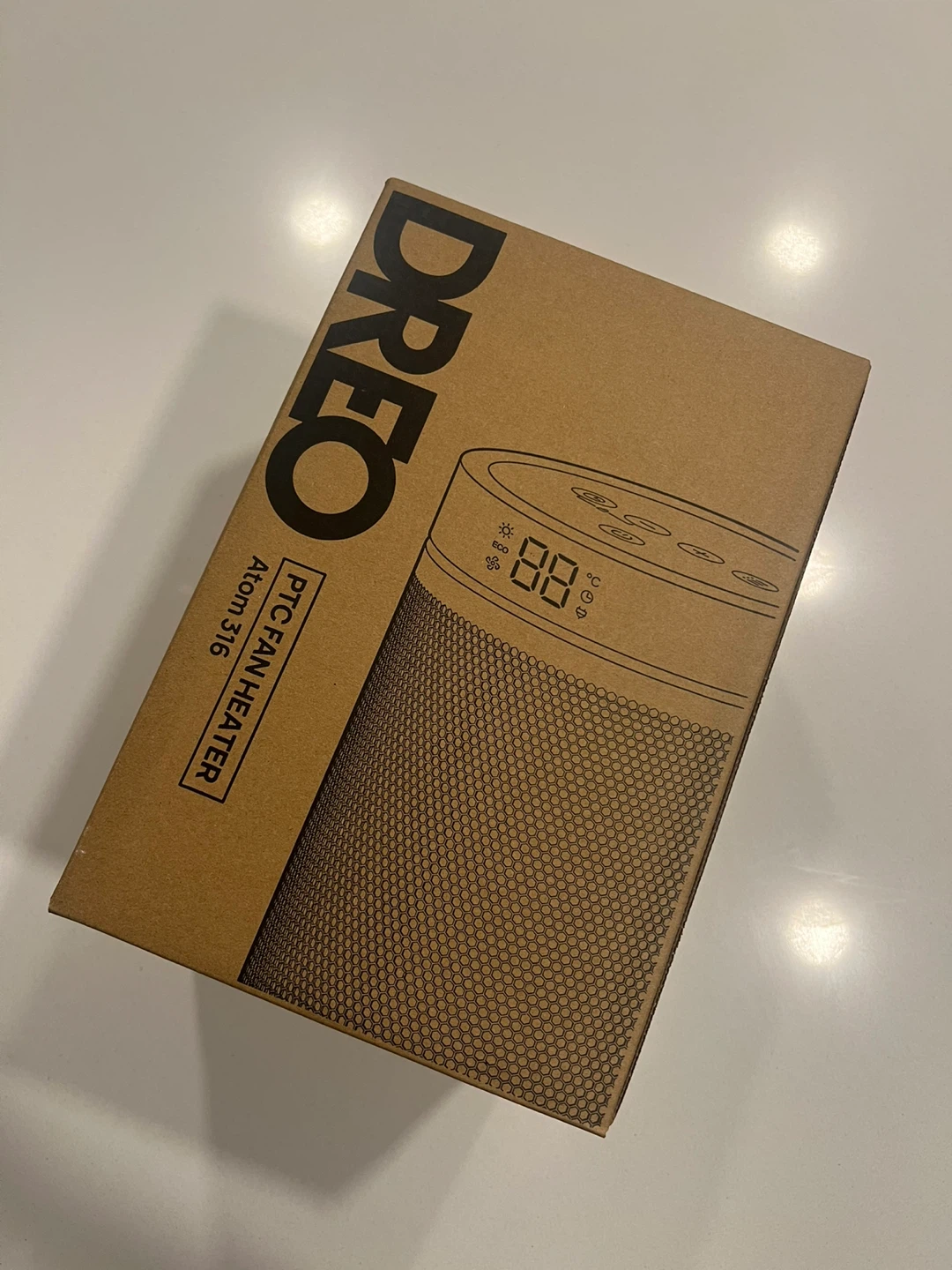 New Dreo Atom 316 Space Heater - Gold - photo 2