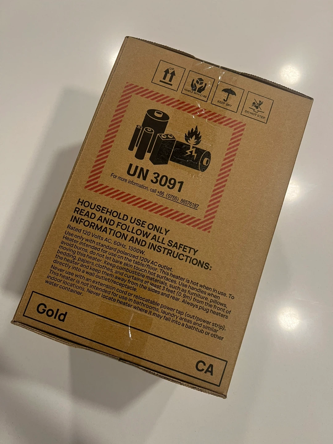 New Dreo Atom 316 Space Heater - Gold - photo 3