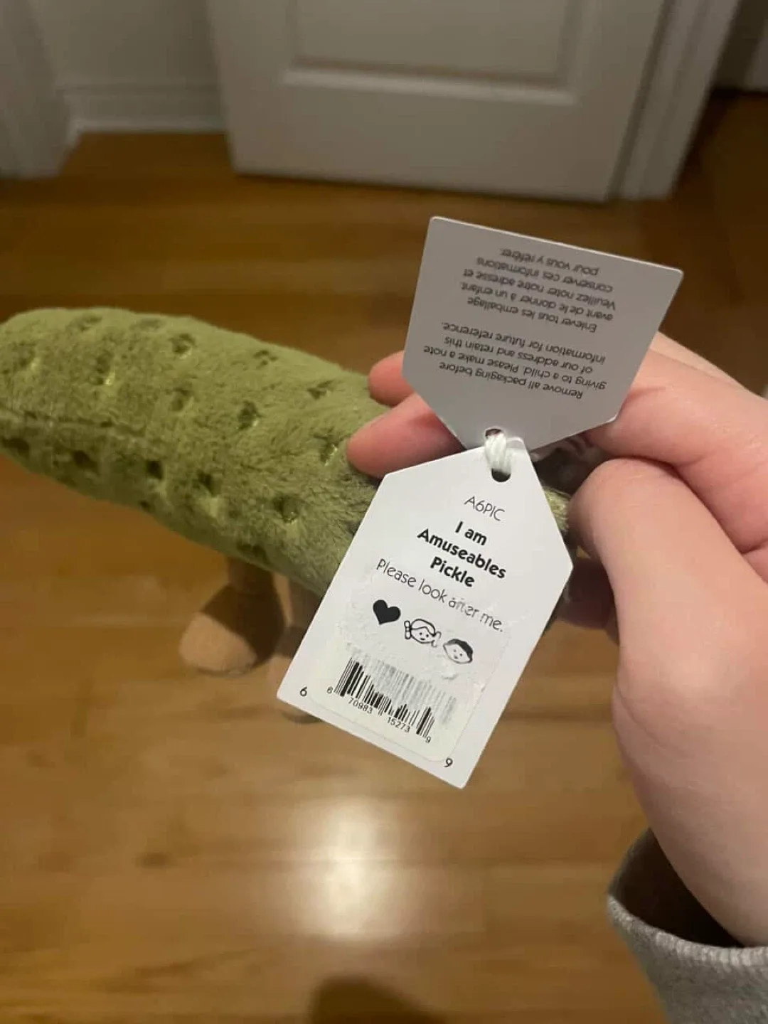 Jellycat Amuseables Pickle Plush Toy image indicator(2)