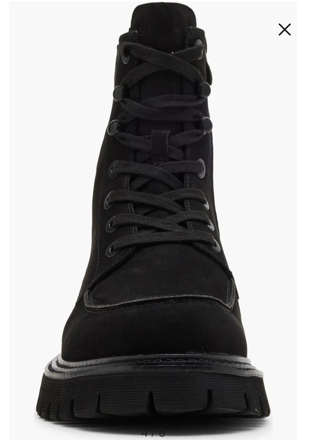 Steve Madden Black Suede Lace-Up Boots. #Cleanout - photo 3