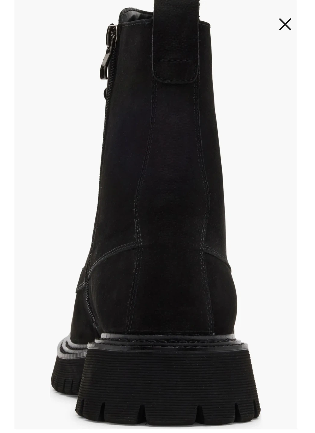 Steve Madden Black Suede Lace-Up Boots. #Cleanout - photo 5