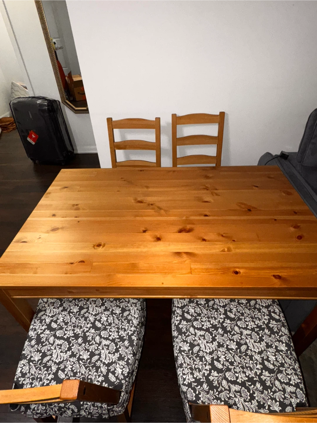 IKEA Dining Table with 4 Chairs - photo 2