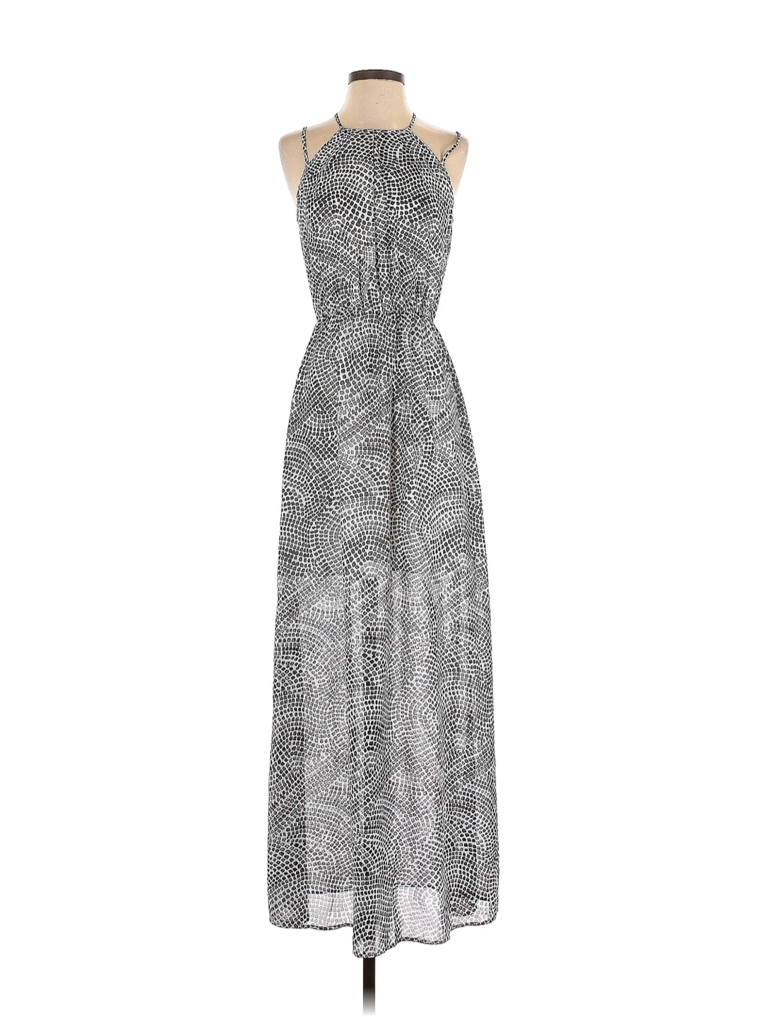 H&M Black & White Maxi Dress