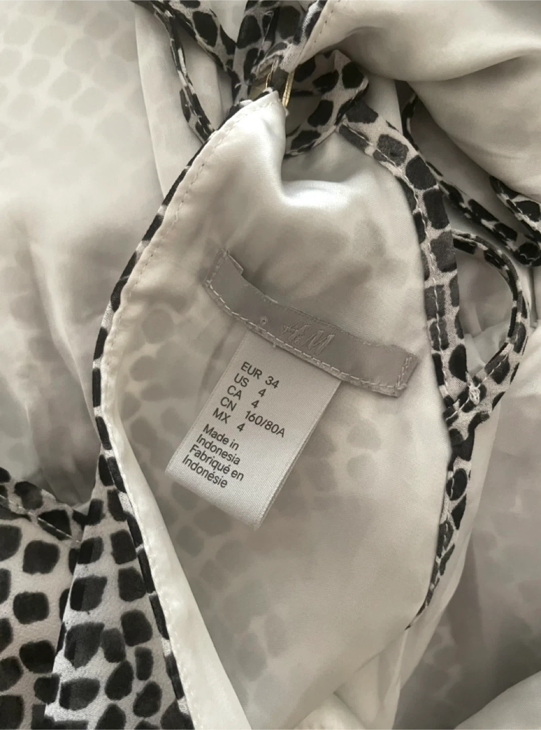 H&M Black & White Maxi Dress - photo 5