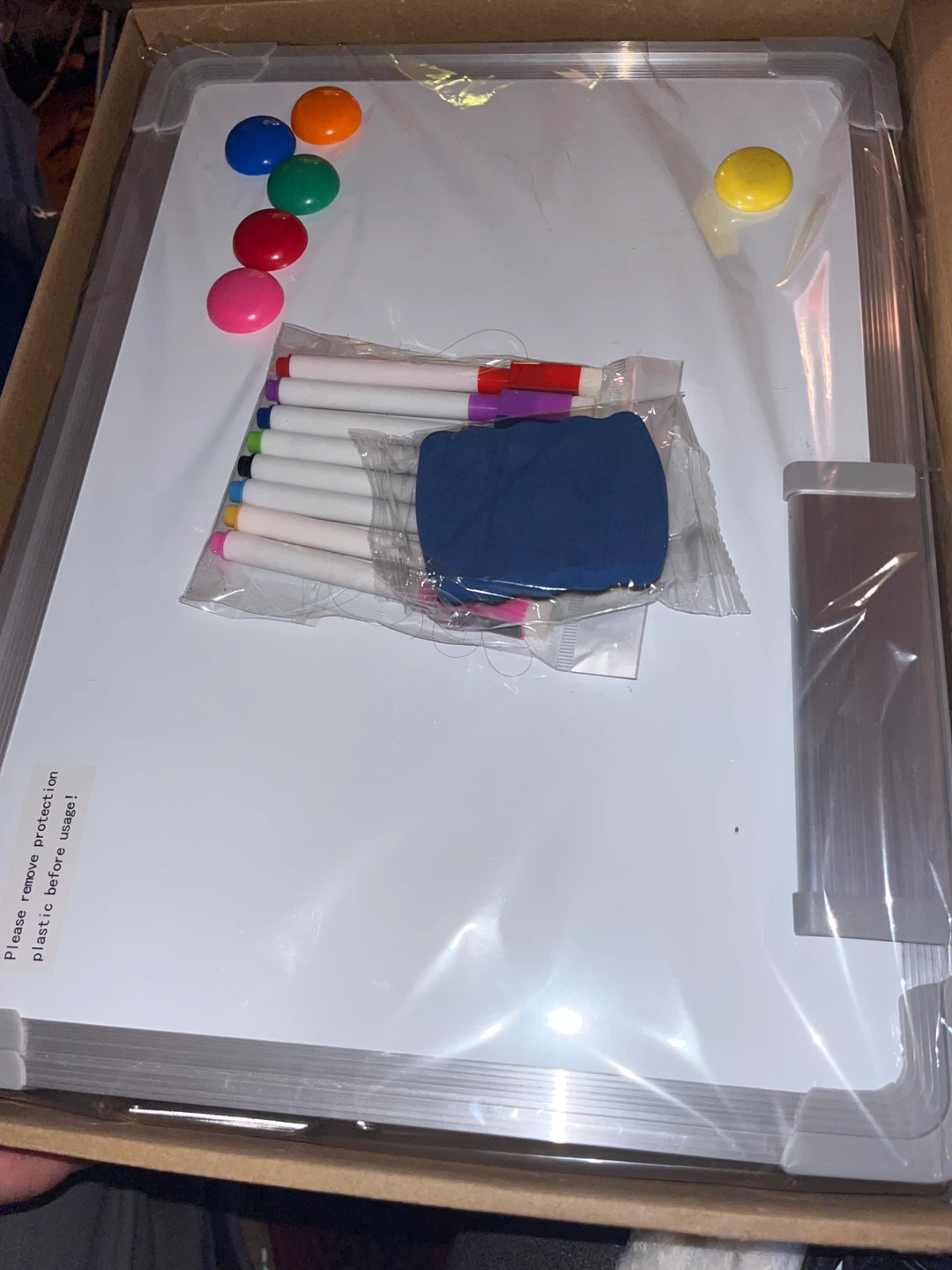 Chriffer Small Dry Erase White Board - New - photo 2