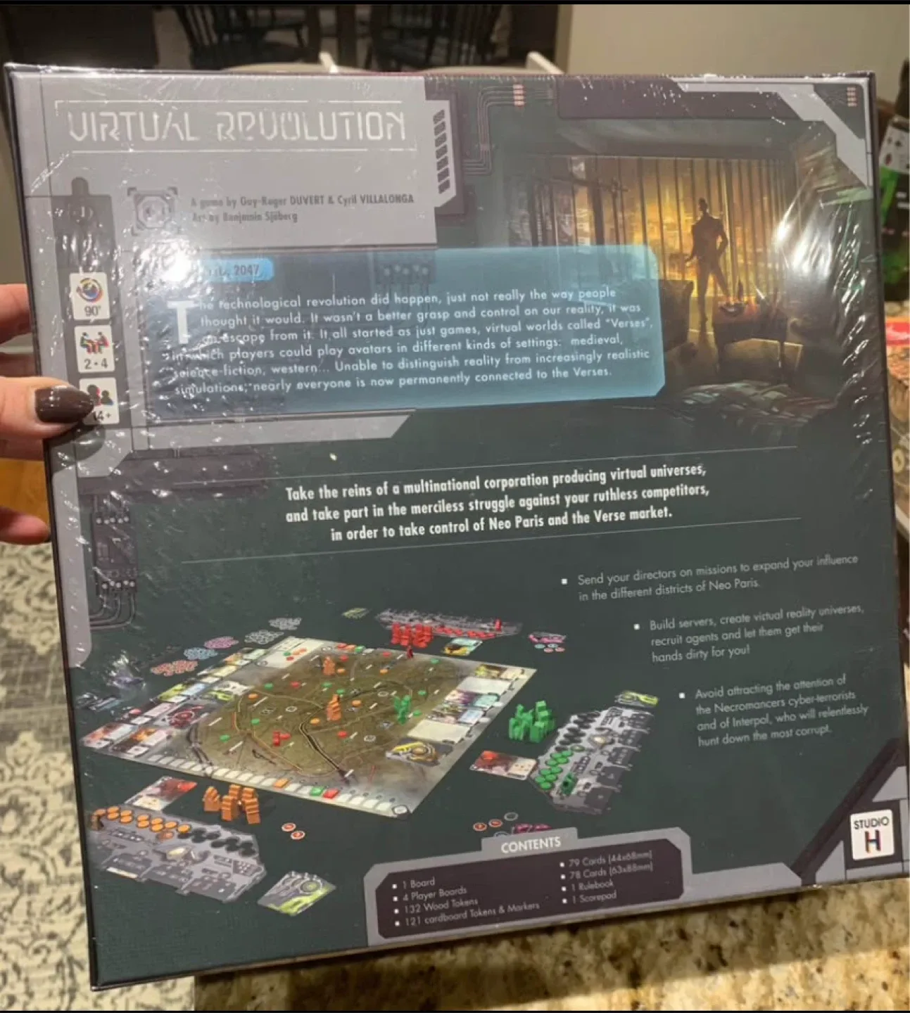 Virtual Revolution Board Game - New in Shrink! #Cleanout image indicator(2)