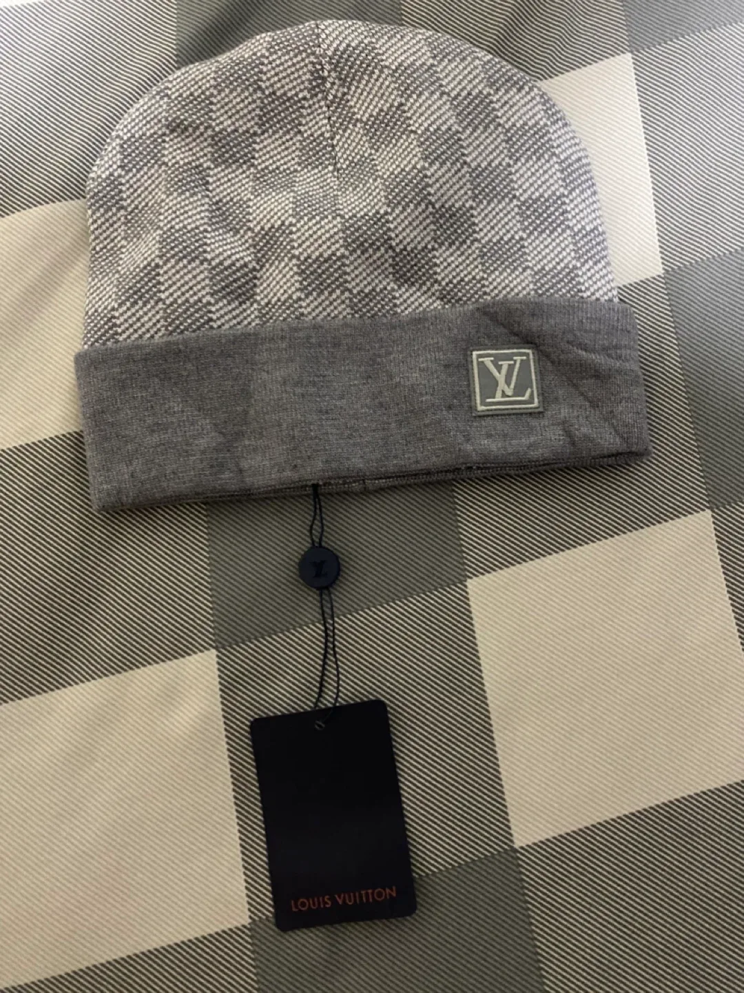 Louis Vuitton Grey Beanie