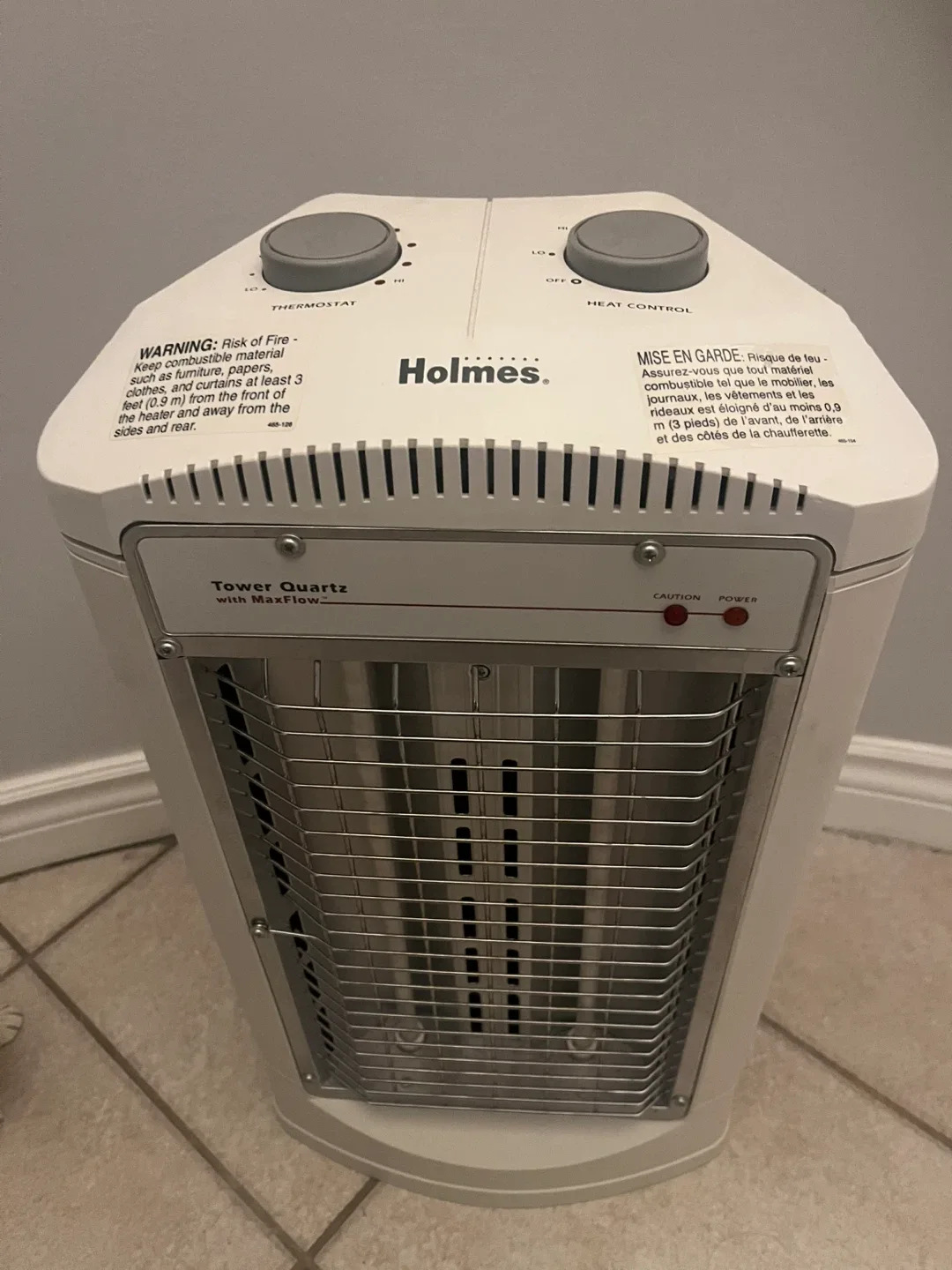 Holmes Tower Quartz Heater image indicator(2)