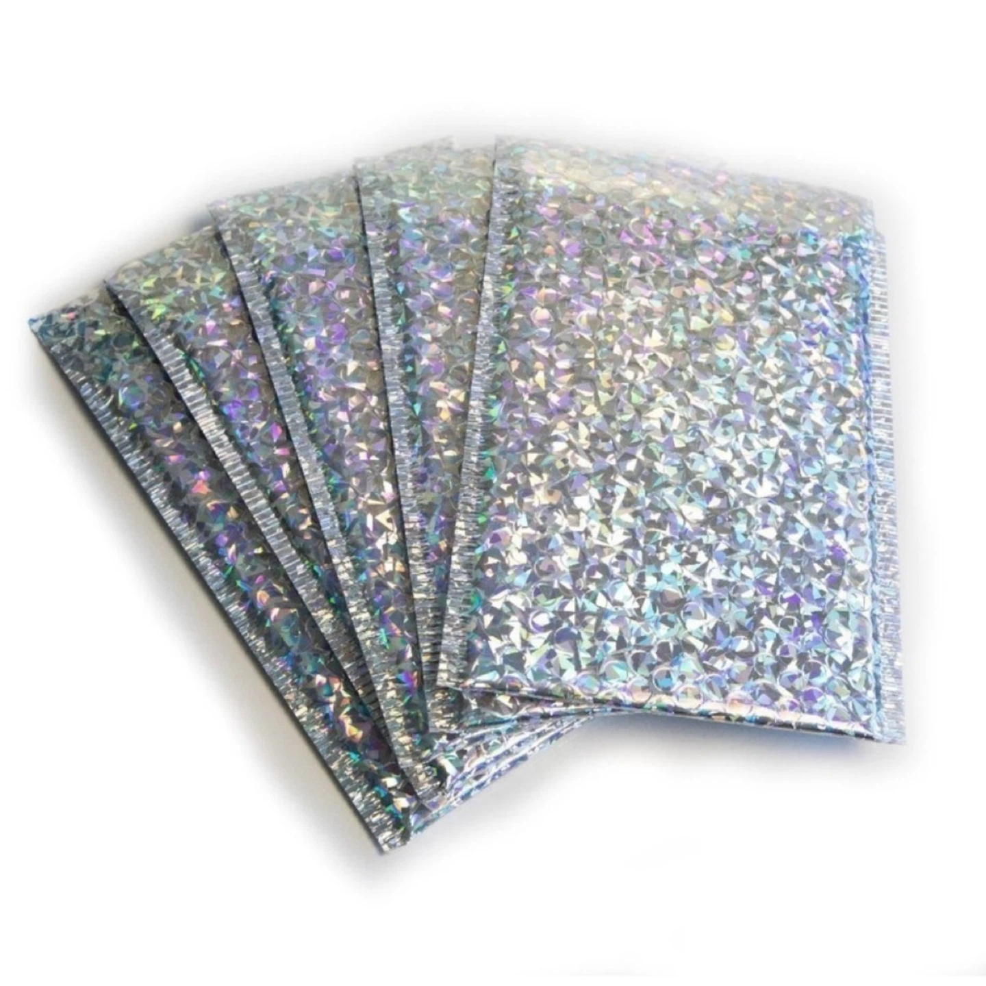 20 Holographic iridescent bubble mailers shipping - photo 2
