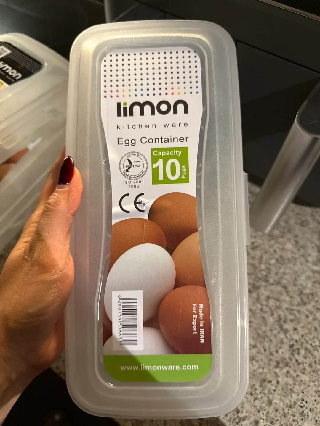 Limon Kitchen Ware Egg Container Set (6 & 10 Eggs) image indicator(3)