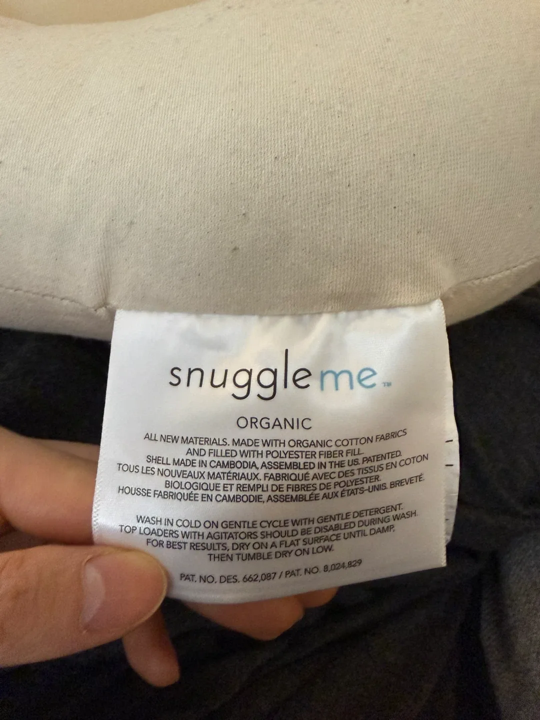 Snuggle Me Organic Infant Lounger