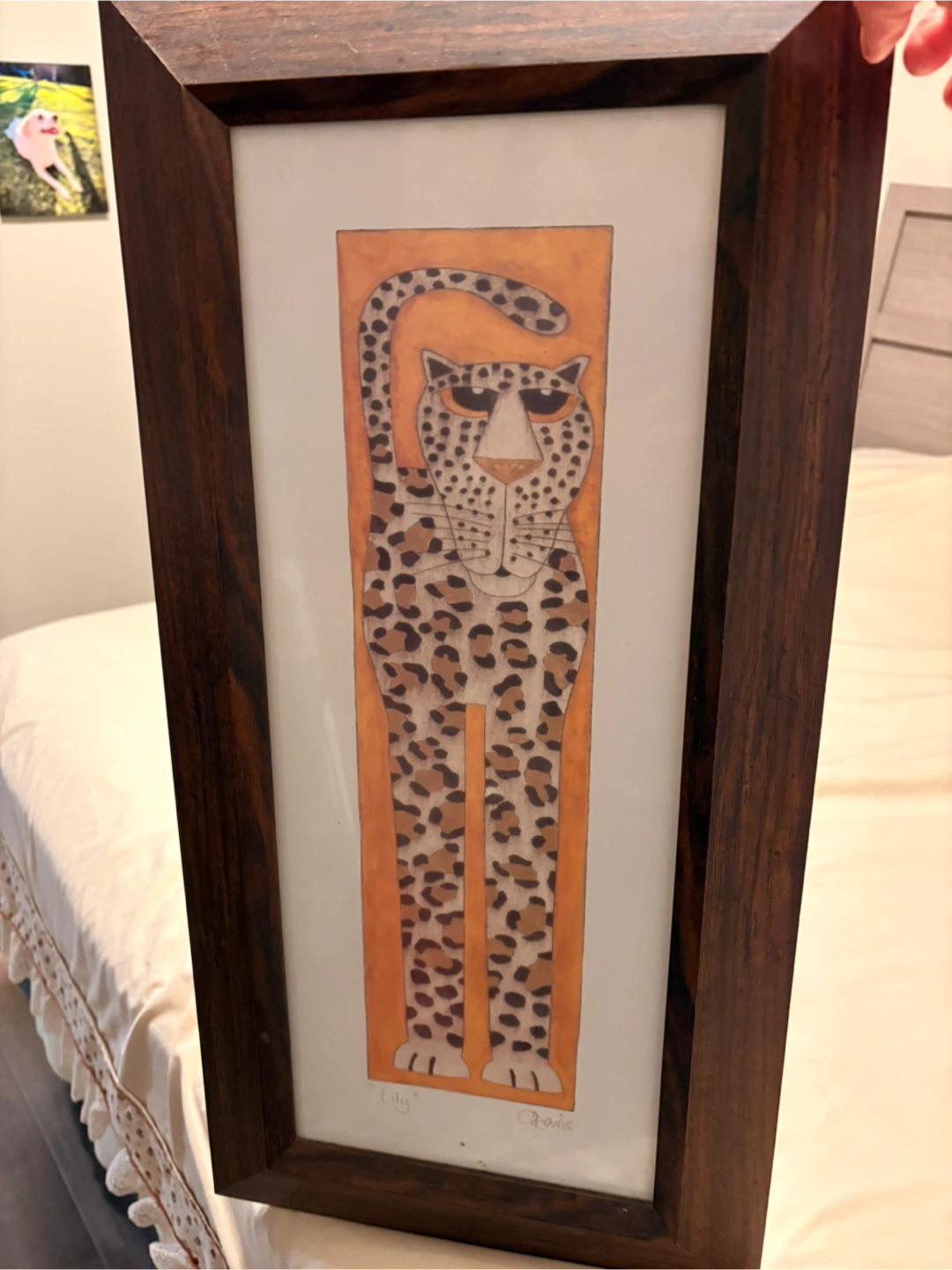 Framed Leopard Print Art - photo 3