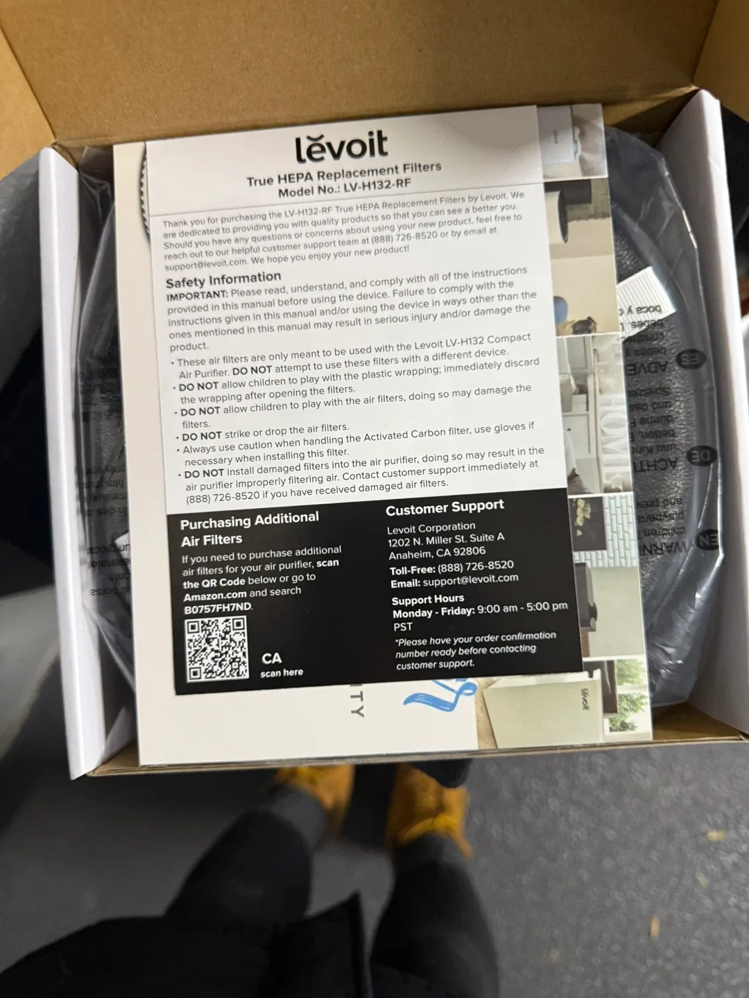 Levoit True HEPA Replacement Filter LV-H132-RF image indicator(2)