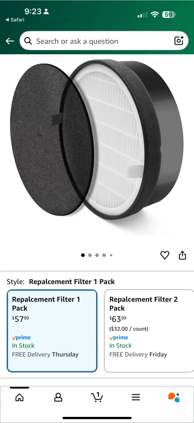 Levoit True HEPA Replacement Filter LV-H132-RF image indicator(4)