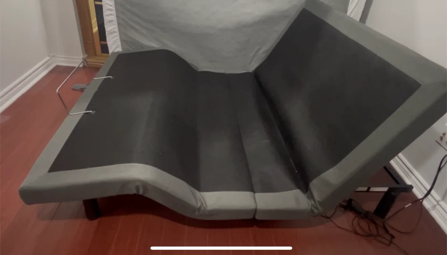 Adjustable Bed Frame - Grey