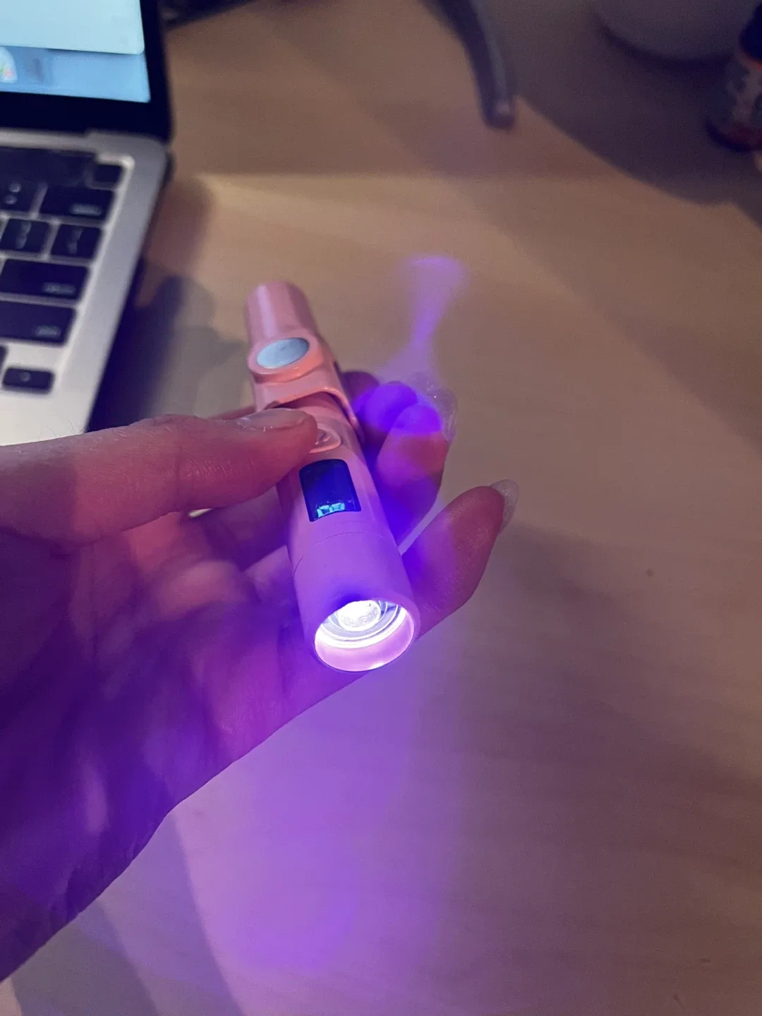 Pink Portable LED nail lamp #Cleanout