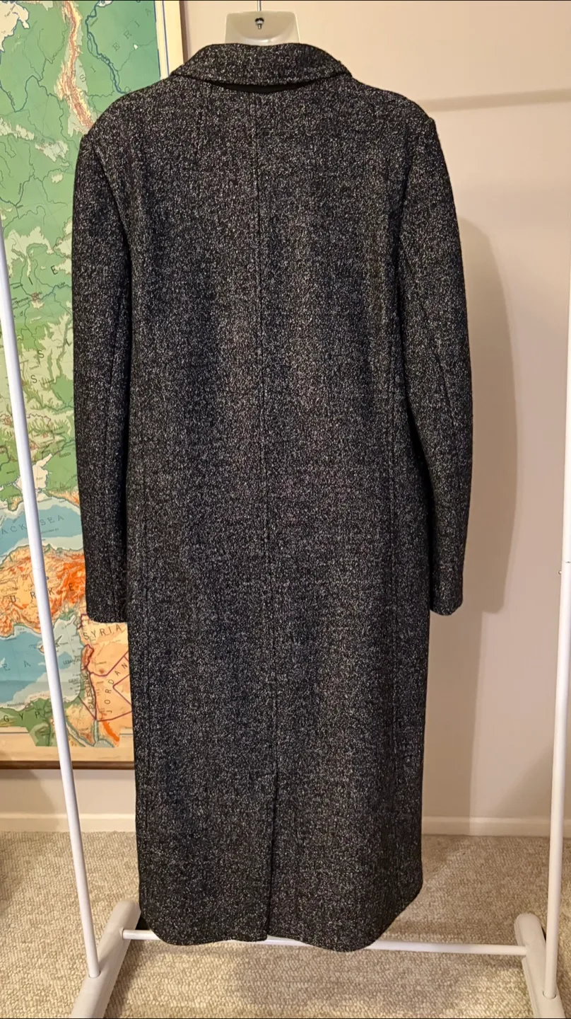 Banana Republic Grey Wool Blend Overcoat image indicator(5)