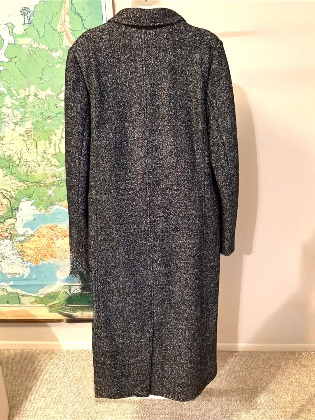 Banana Republic Grey Wool Blend Overcoat image indicator(6)