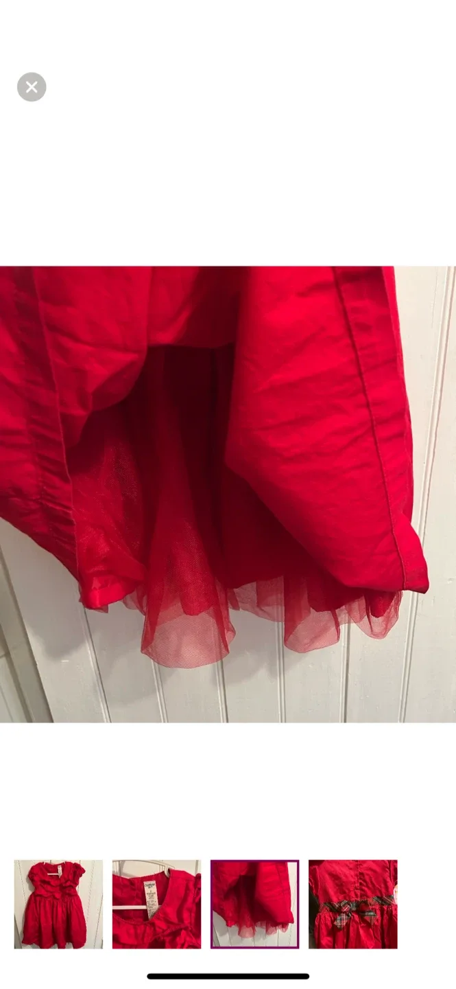 OshKosh B'gosh Red Dress - Size 3 Toddler image indicator(3)