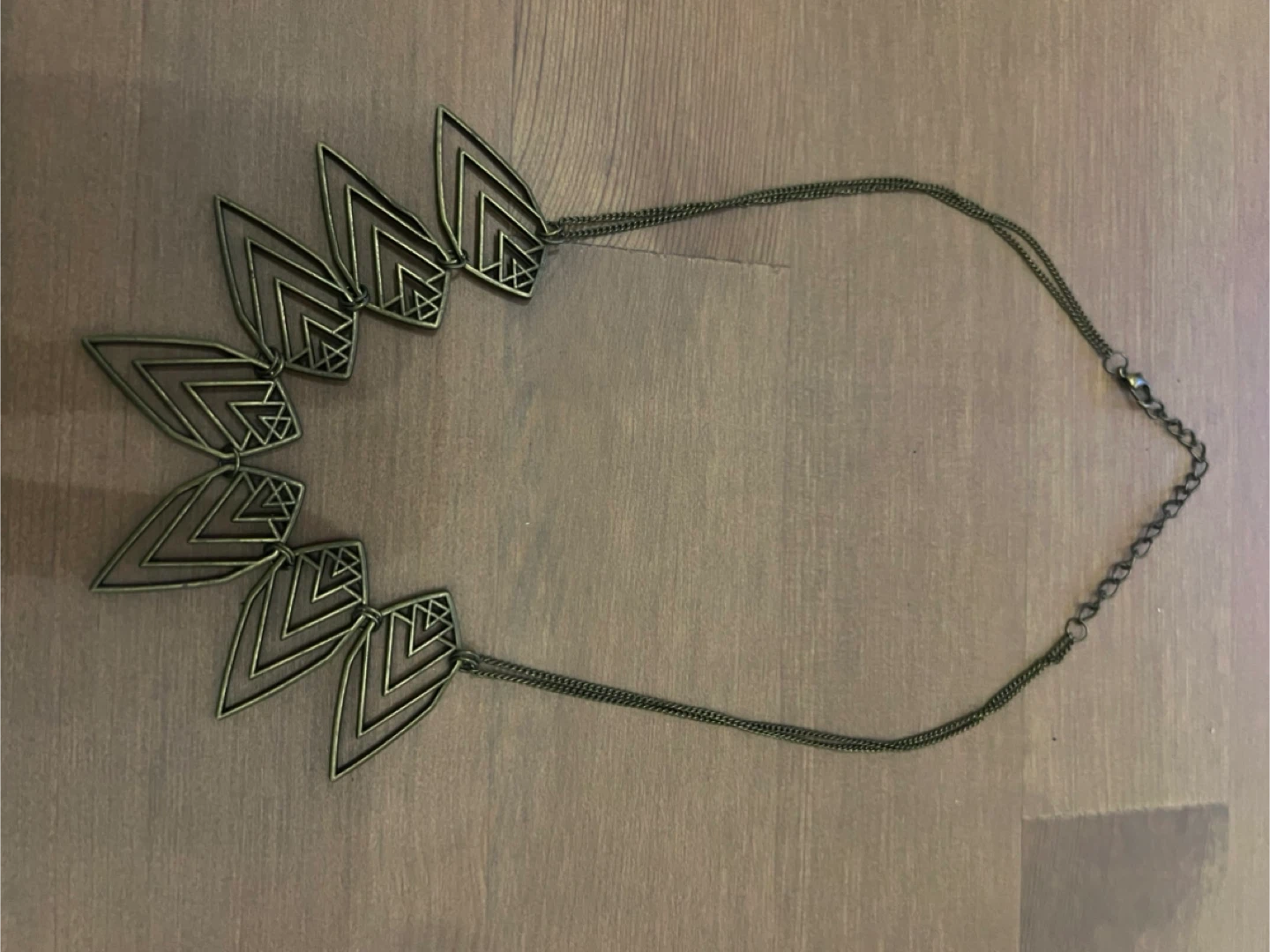 Statement Necklace - Bronze Tone #cleanout - photo 2