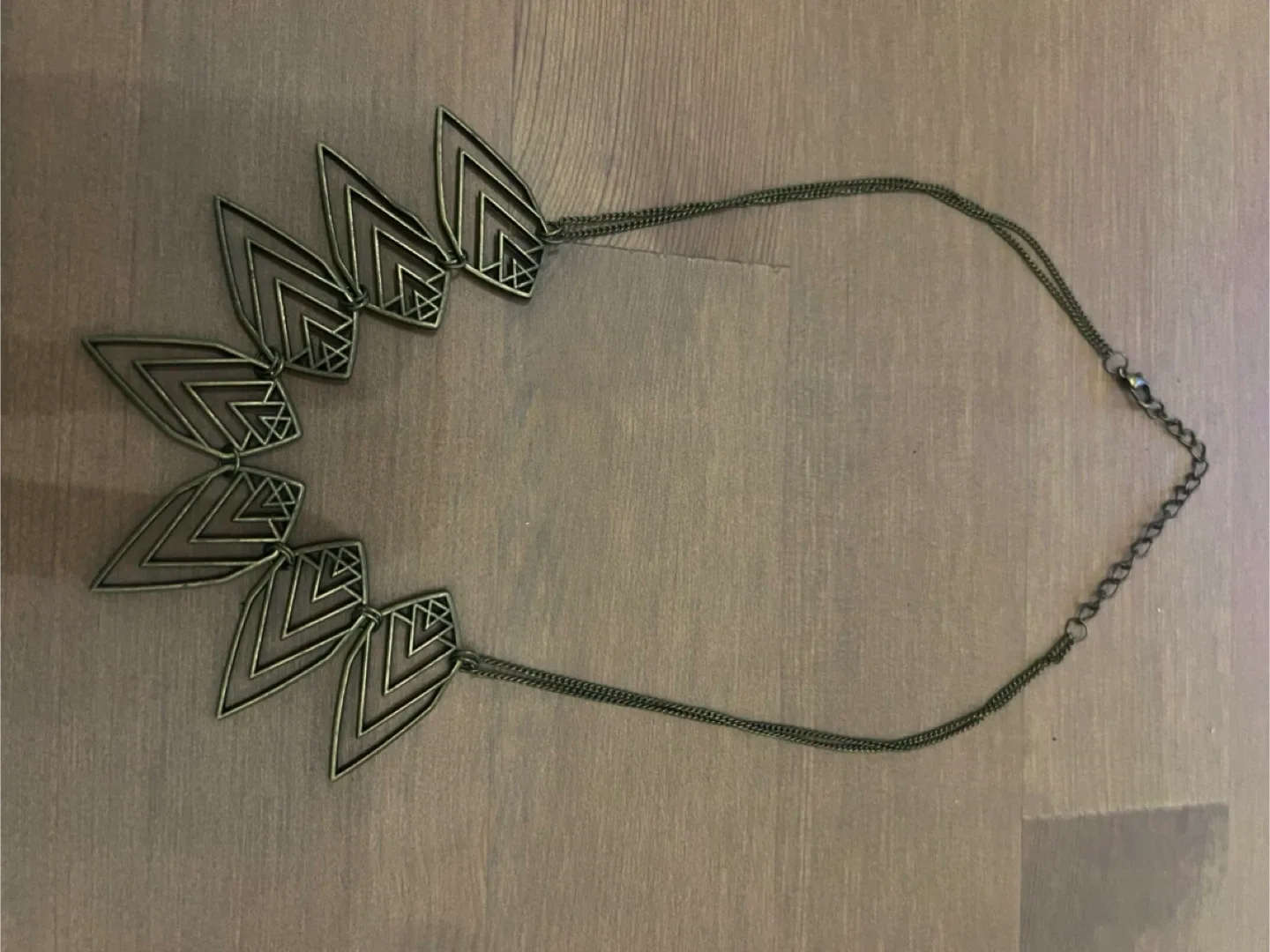 Statement Necklace - Bronze Tone #cleanout image indicator(2)