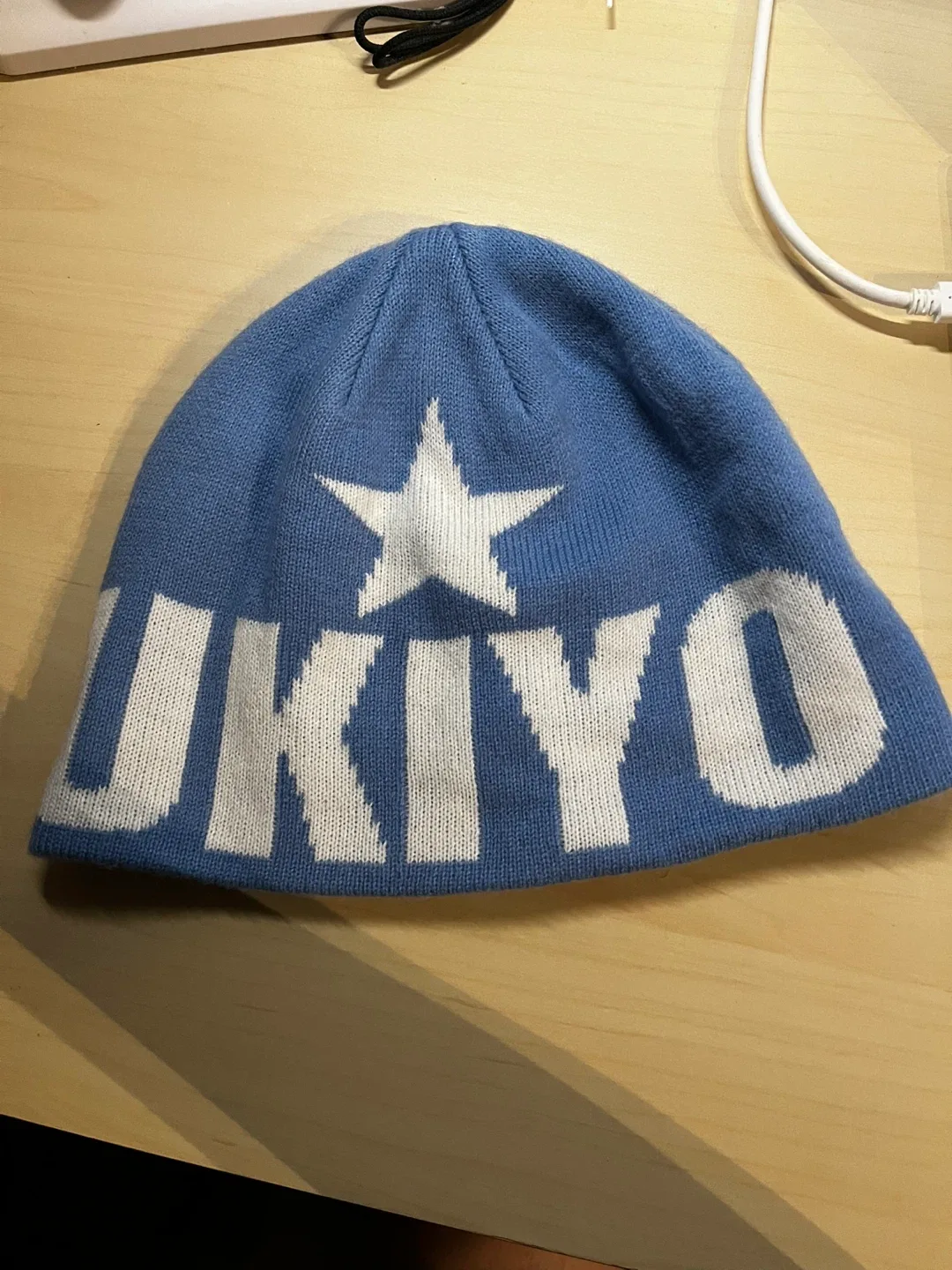 Ukiyo Blue Beanie #Cleanout
