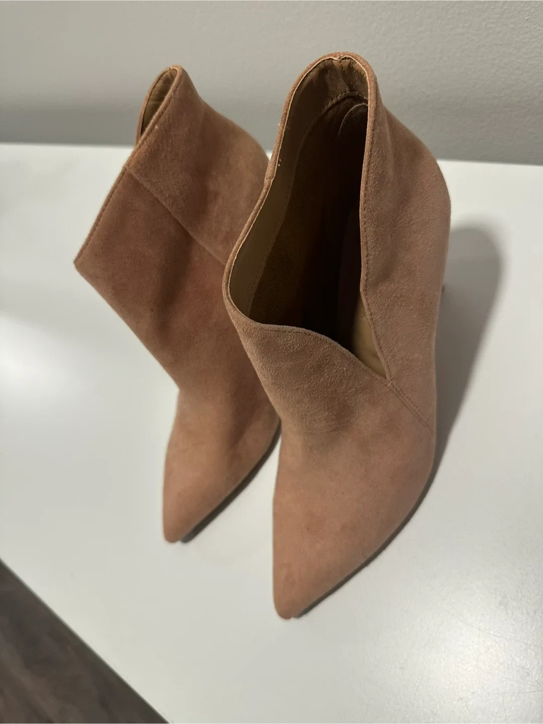 Topshop Blush Ankle Boots - Size 36